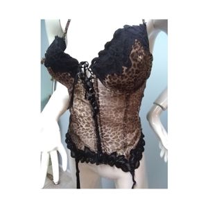 XL Sheet Leopard Corset